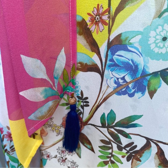 Johnny Was Ember Silk Kimono Womens Small - Picture 10 of 16